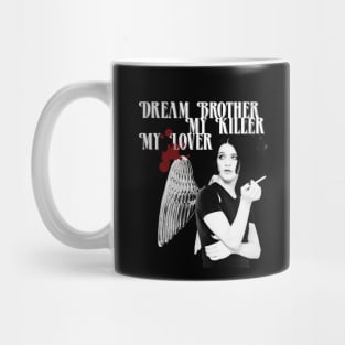 "Dream Brother" Placebo Brian Molko dark blood splatter Mug